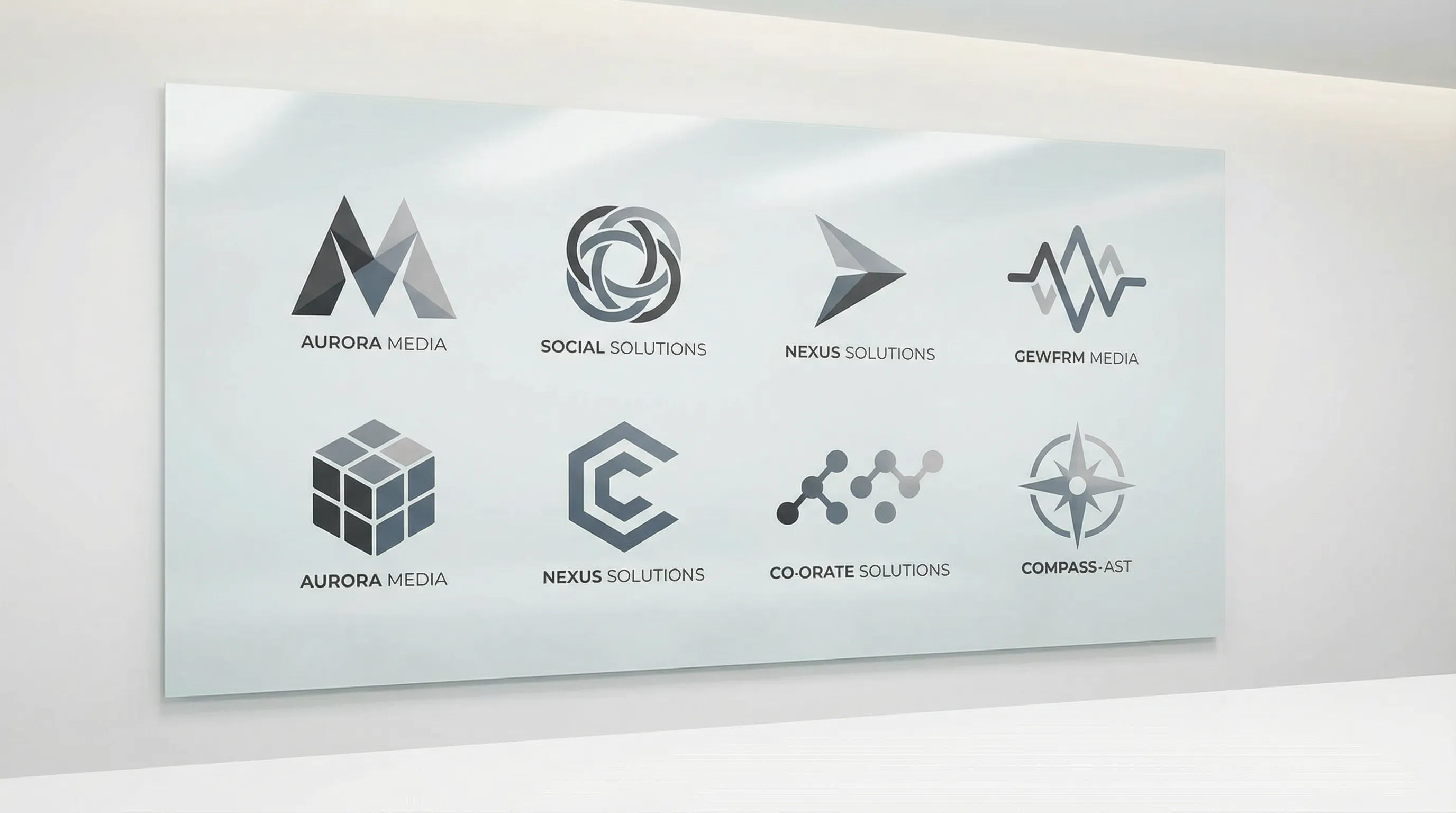 蓝色导航在线 媒体合作伙伴Logo展示
